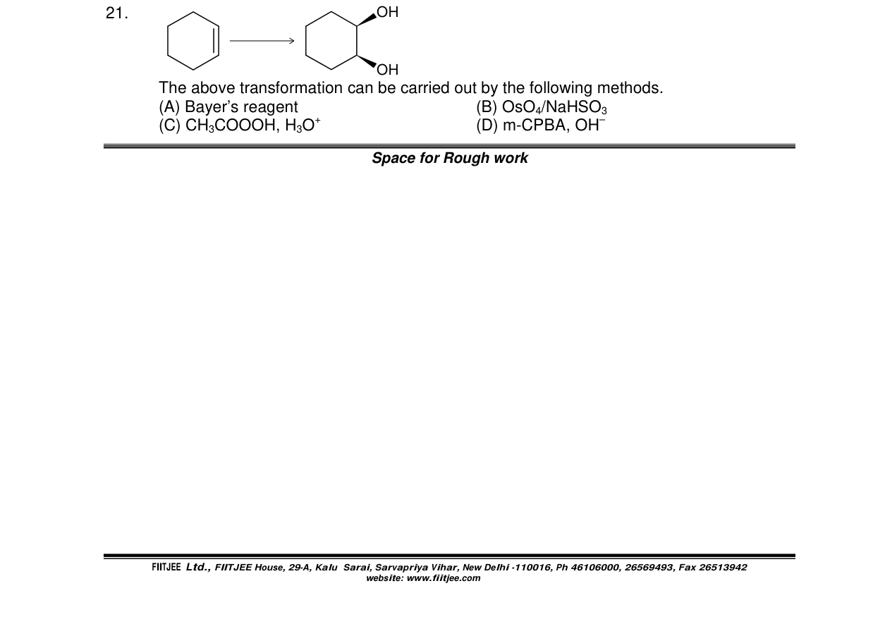 Chemistry diagram for: See image