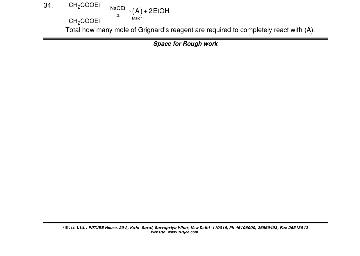 Chemistry diagram for: See image