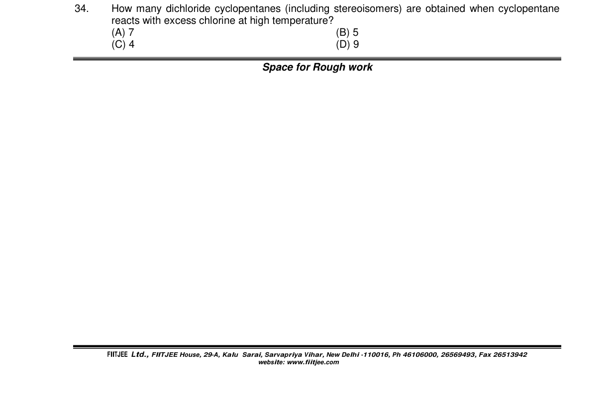 Chemistry diagram for: See image