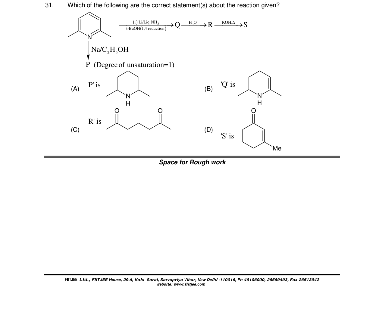 Chemistry diagram for: See image