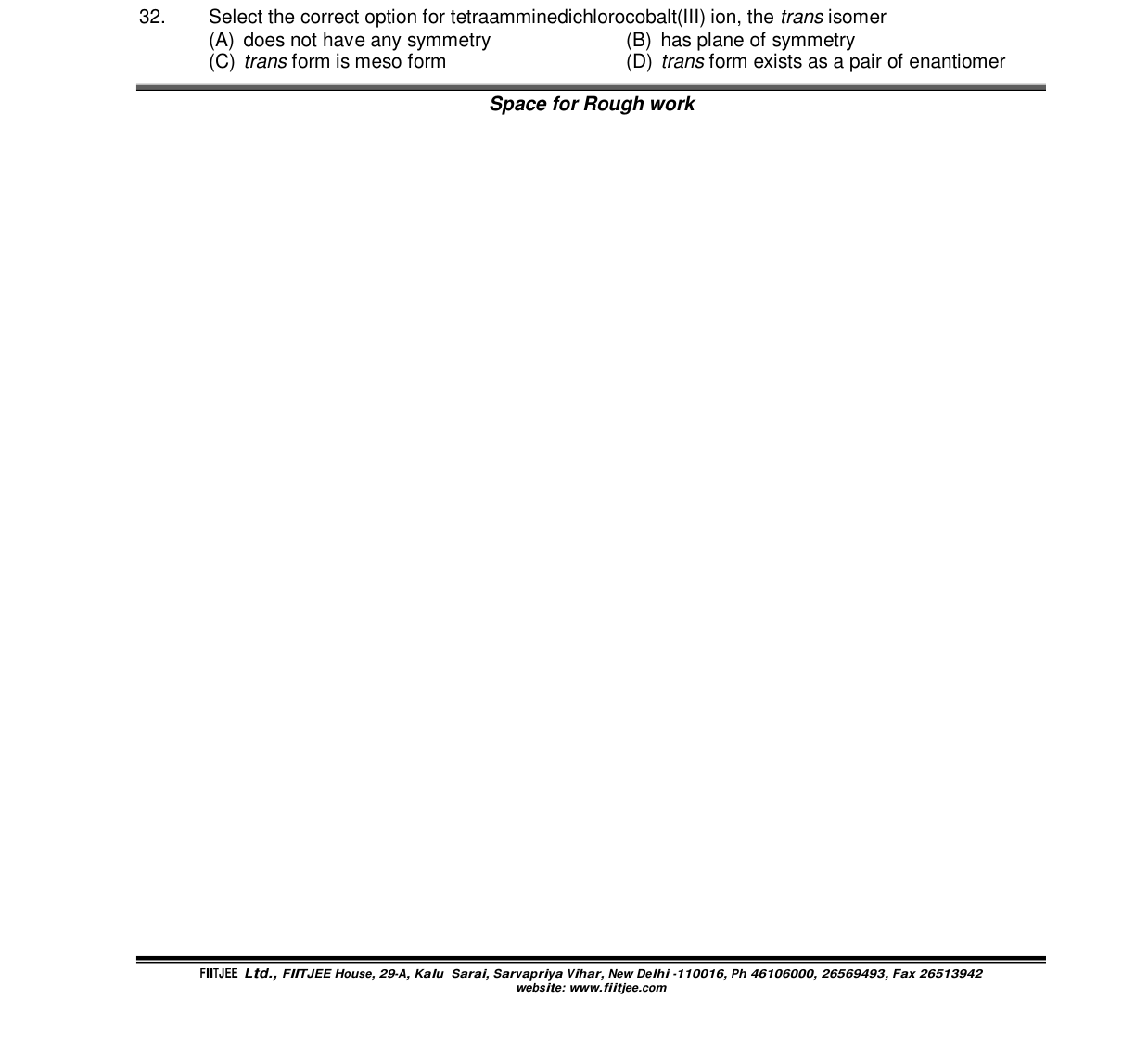 Chemistry diagram for: See image