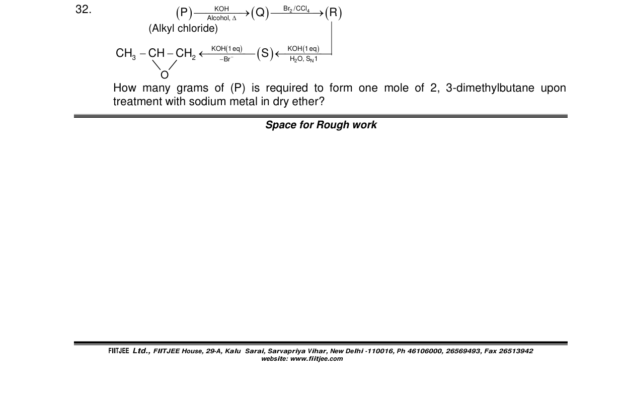 Chemistry diagram for: See image
