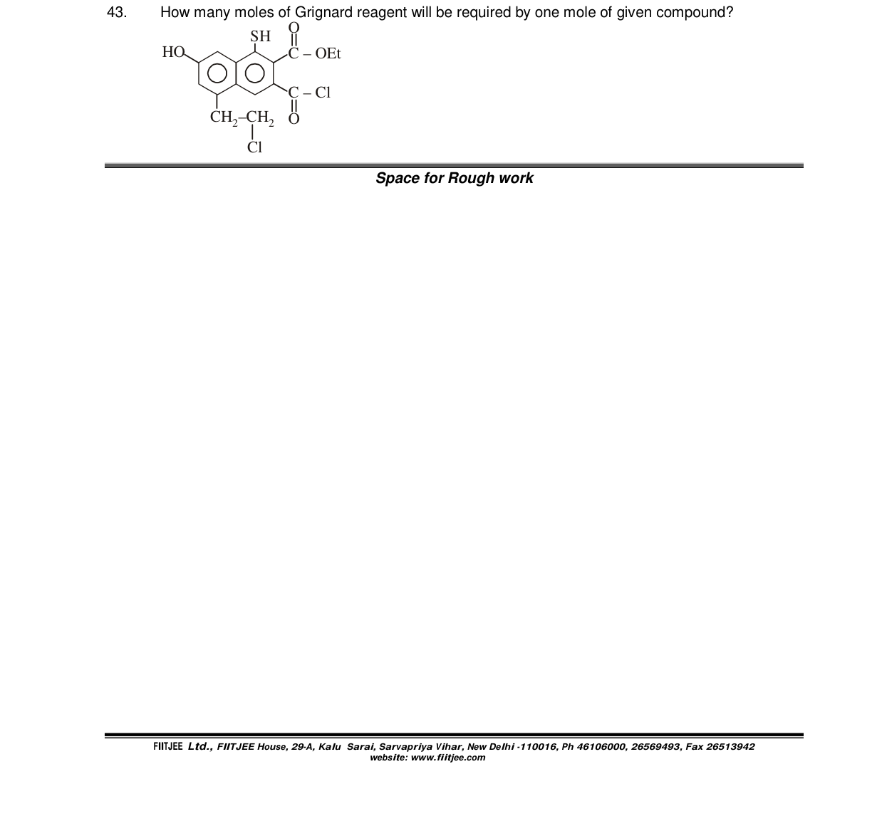 Chemistry diagram for: See image