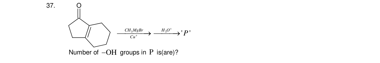 Chemistry diagram for: See image
