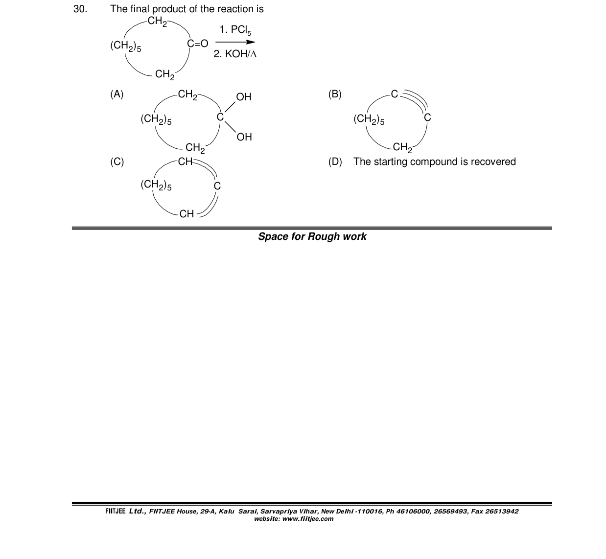 Chemistry diagram for: See image