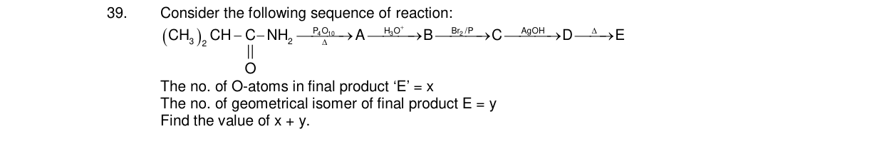 Chemistry diagram for: See image