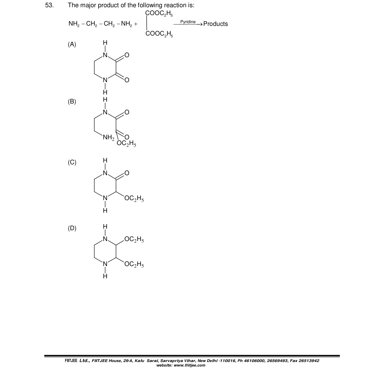 Chemistry diagram for: See image