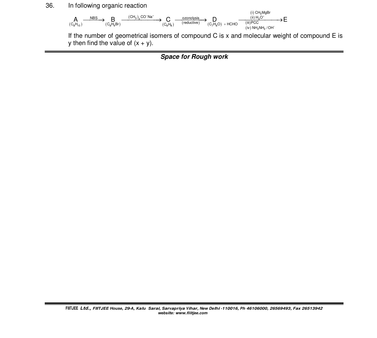 Chemistry diagram for: See image