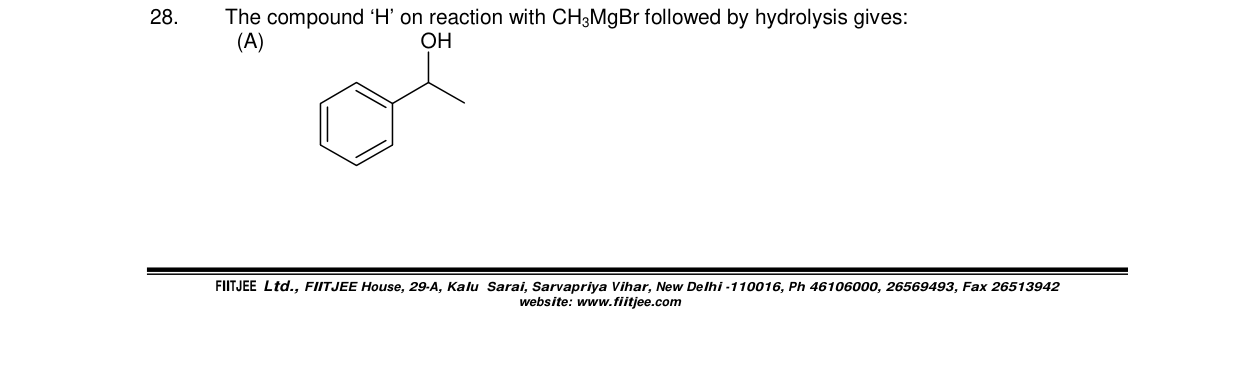 Chemistry diagram for: See image