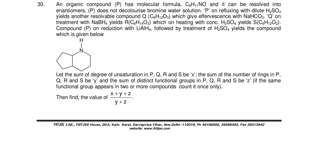 Chemistry diagram for: See image