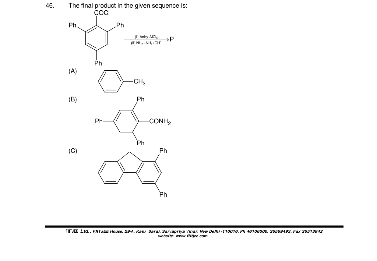 Chemistry diagram for: See image