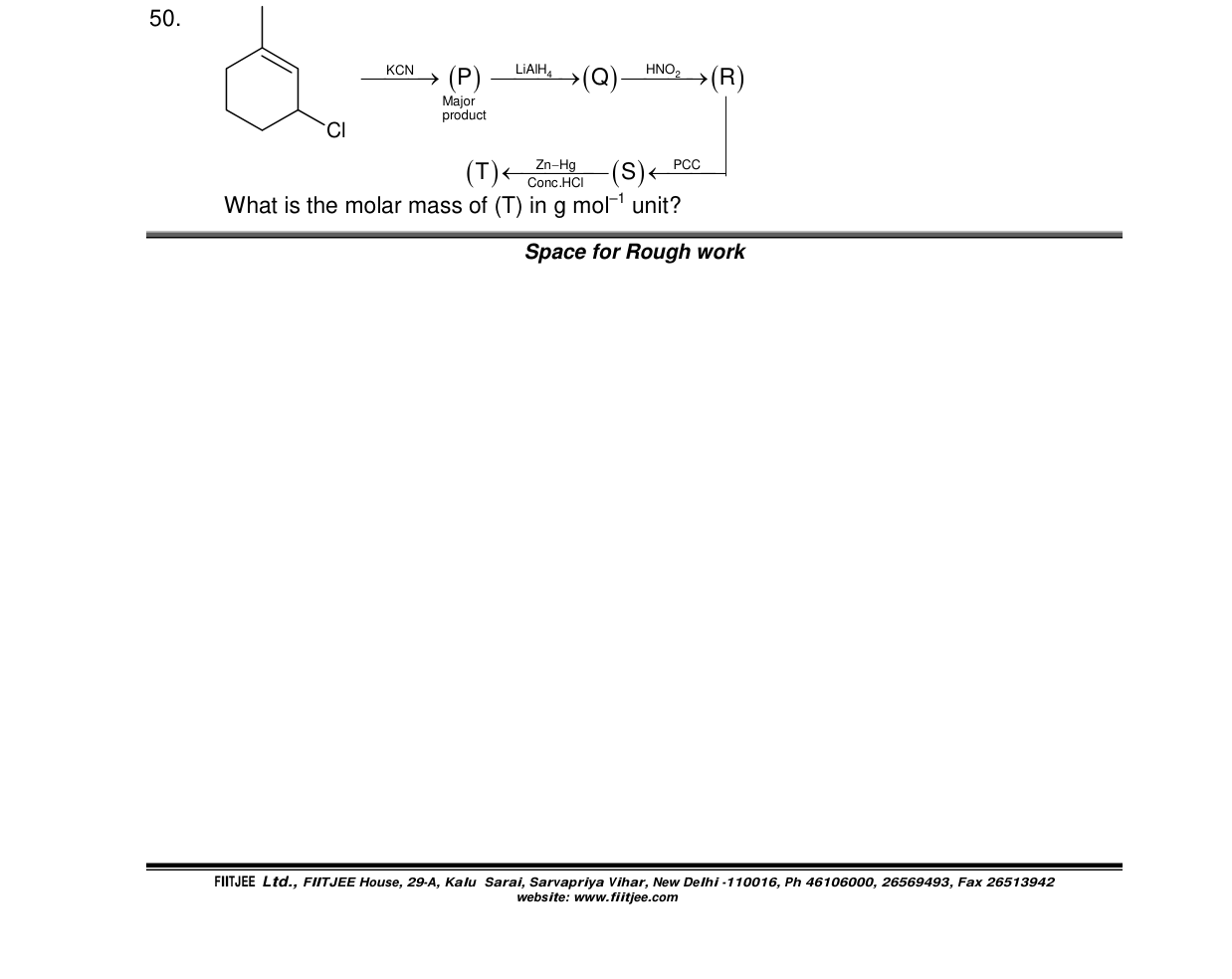 Chemistry diagram for: See image