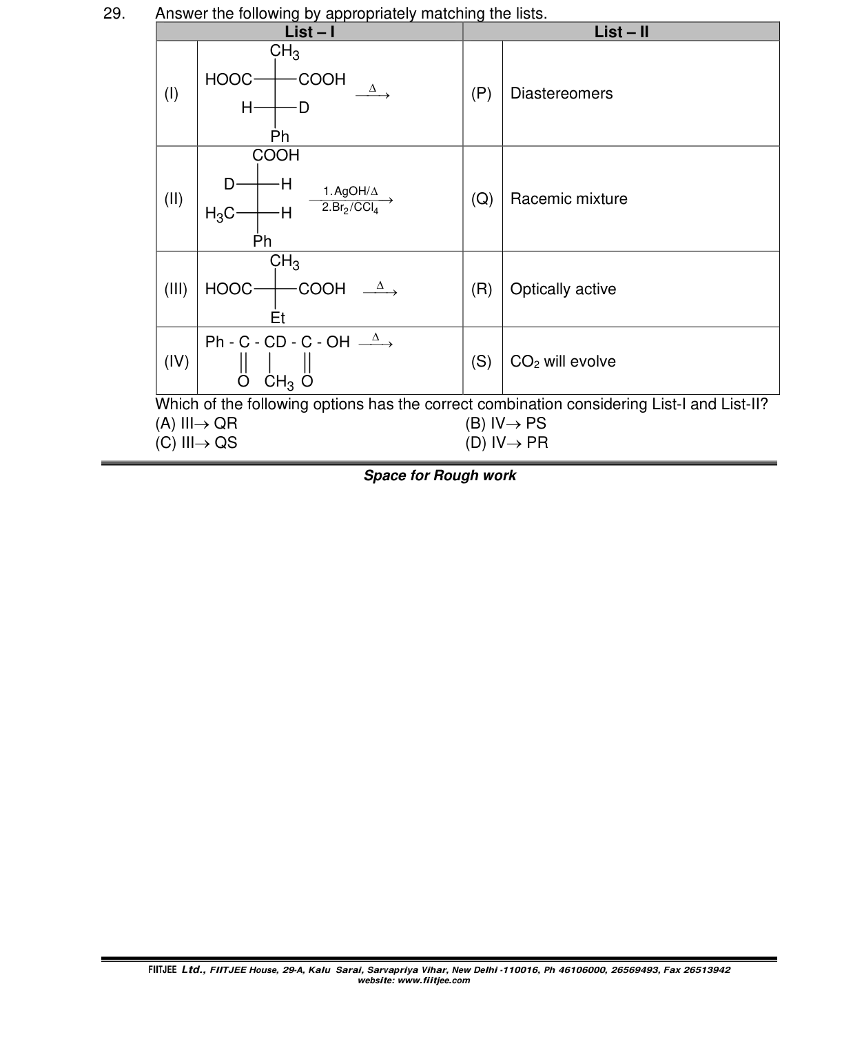 Chemistry diagram for: See image