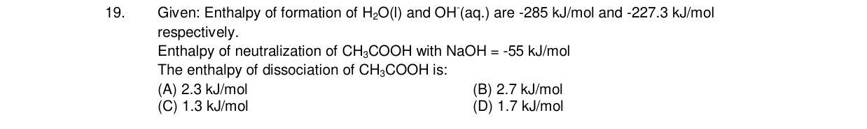 Chemistry diagram for: See image