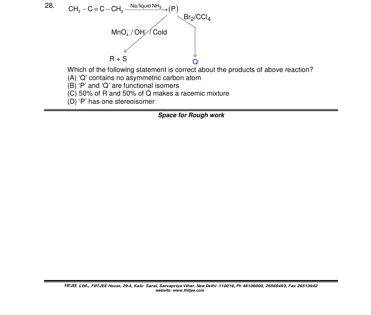 Chemistry diagram for: See image