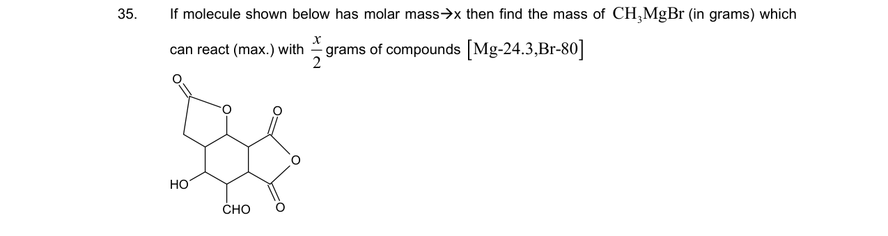 Chemistry diagram for: See image