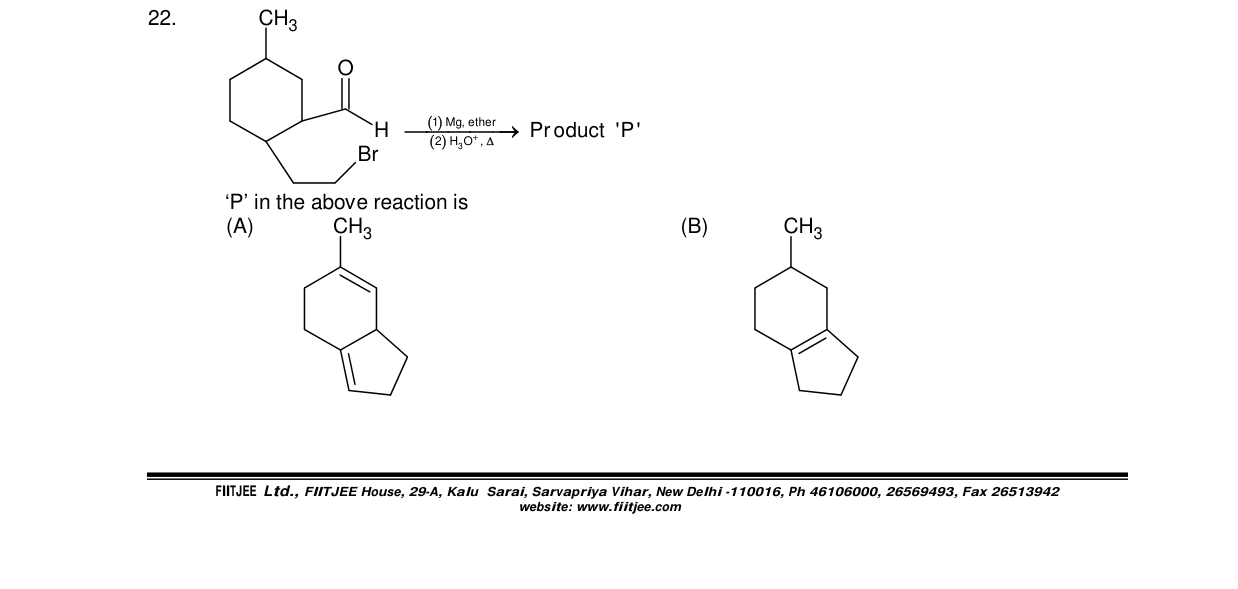 Chemistry diagram for: See image
