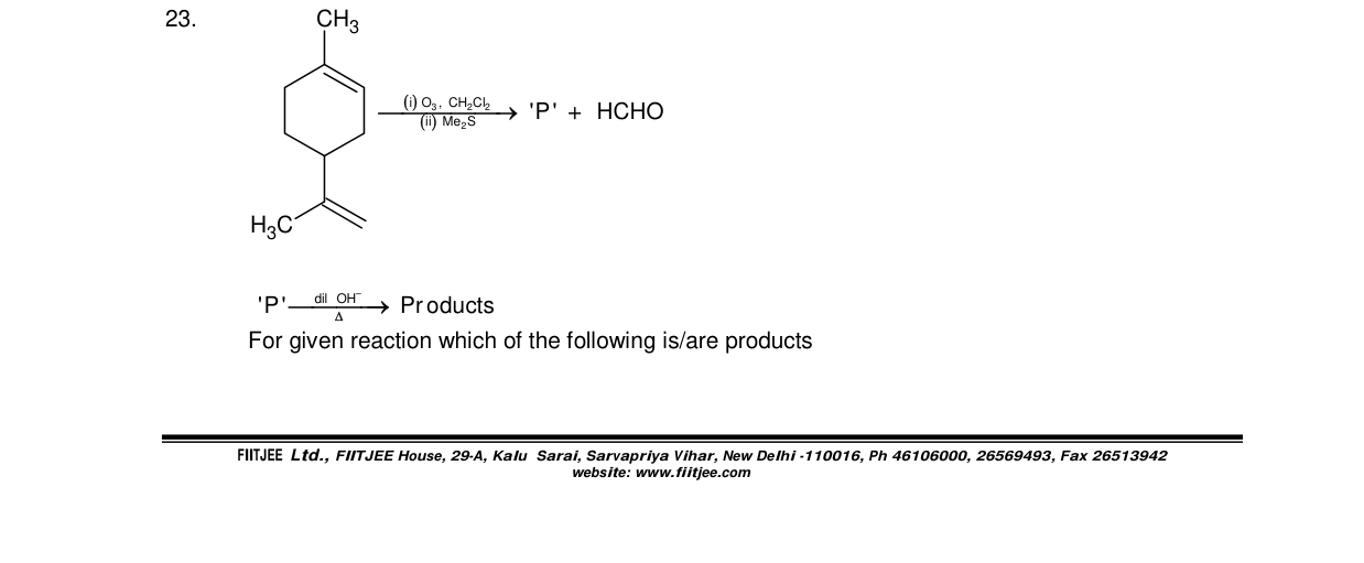 Chemistry diagram for: See image