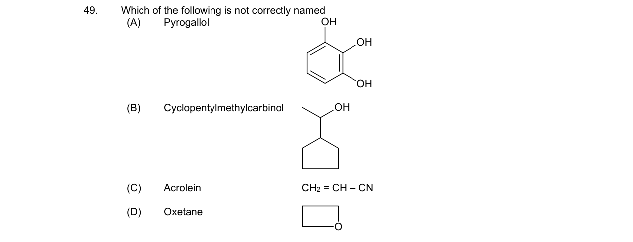 Chemistry diagram for: See image
