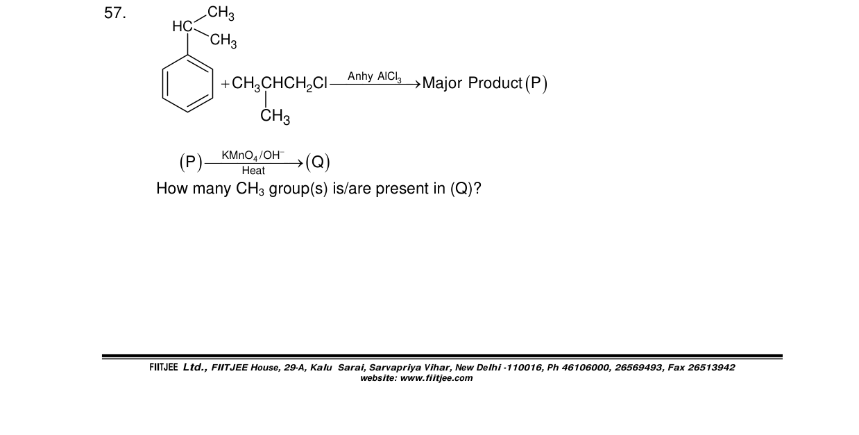 Chemistry diagram for: See image