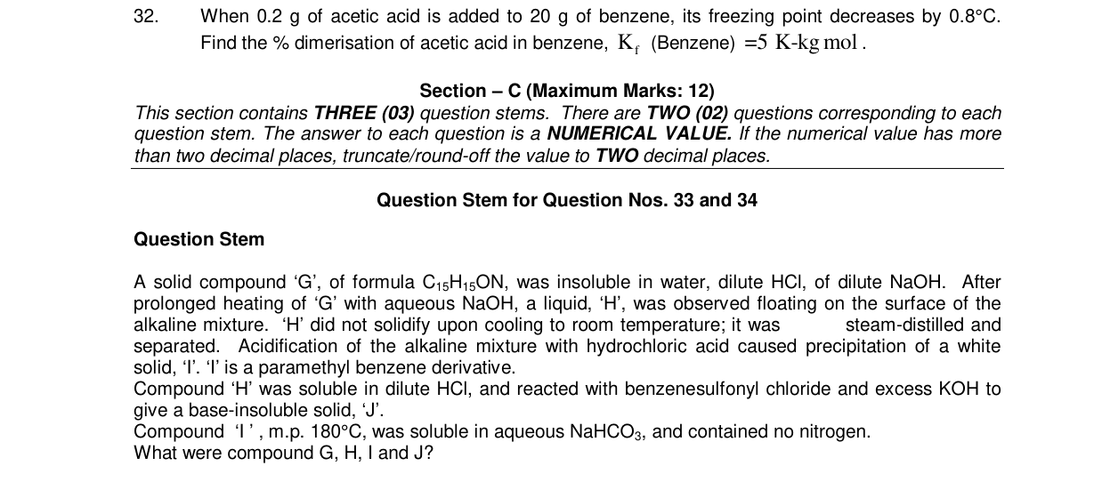 Chemistry diagram for: See image