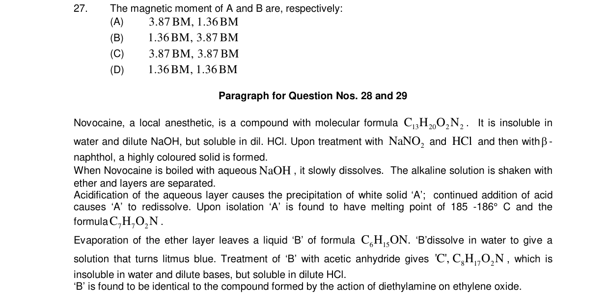 Chemistry diagram for: See image