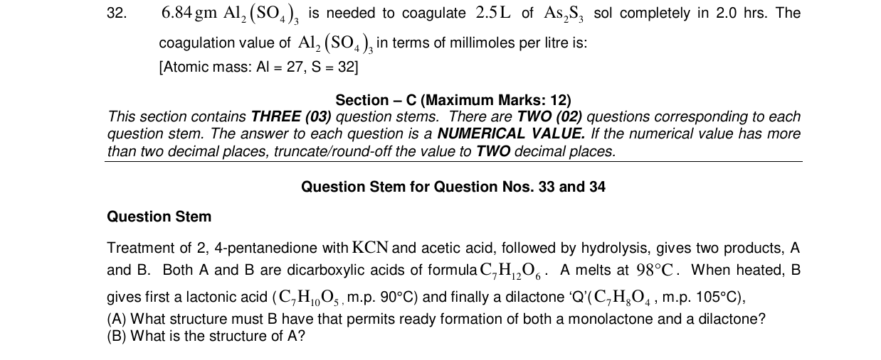 Chemistry diagram for: See image