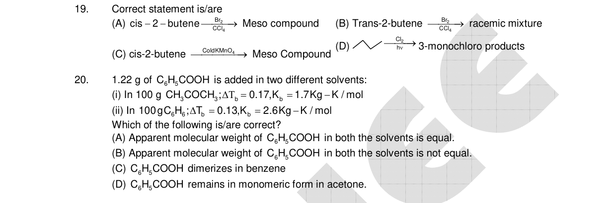 Chemistry diagram for: See image