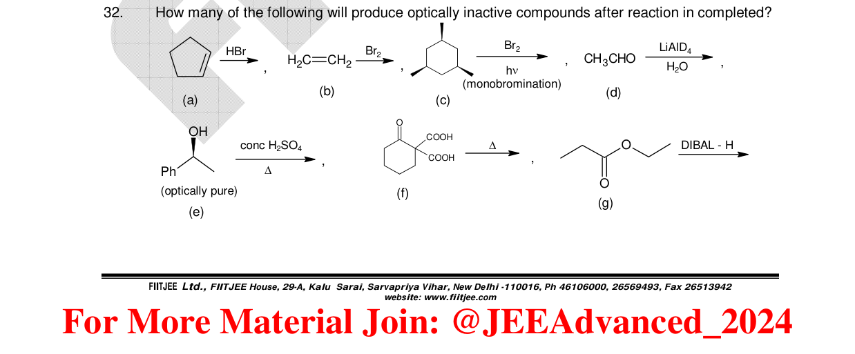 Chemistry diagram for: See image