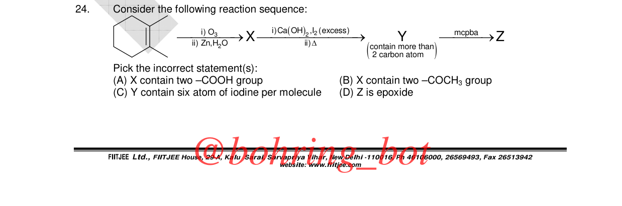 Chemistry diagram for: See image