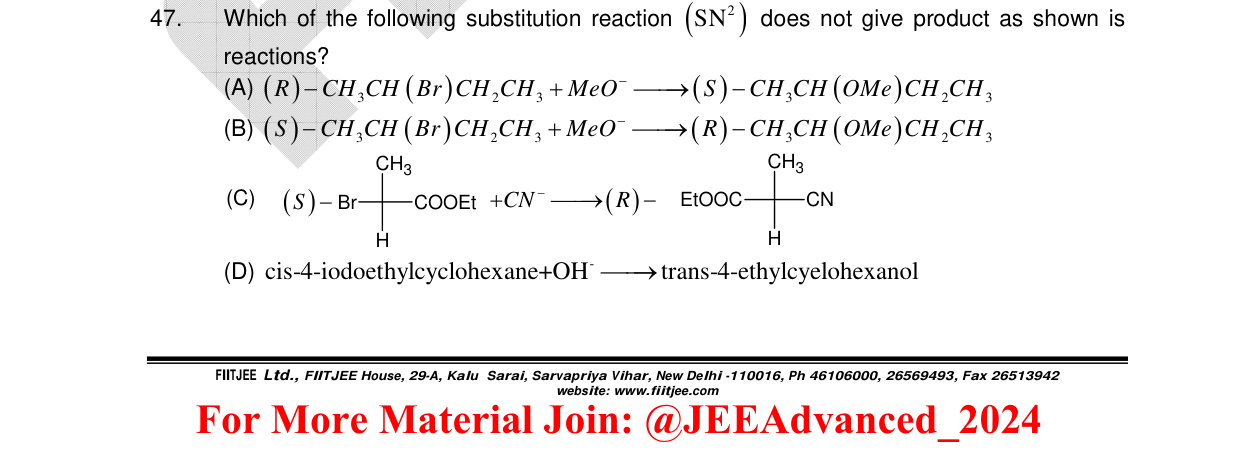 Chemistry diagram for: See image