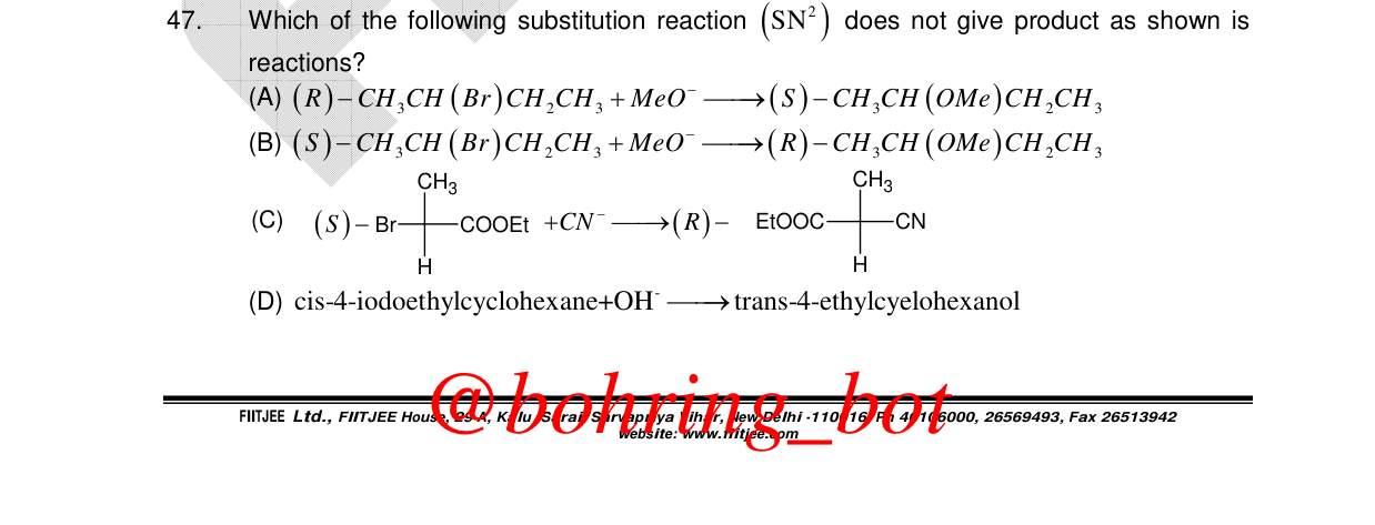 Chemistry diagram for: See image