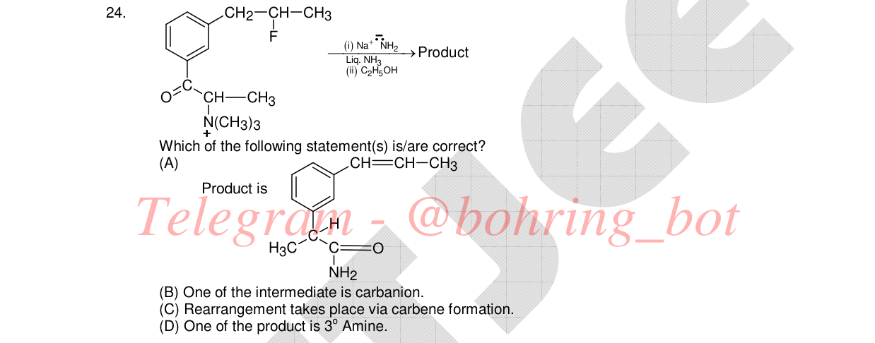 Chemistry diagram for: See image