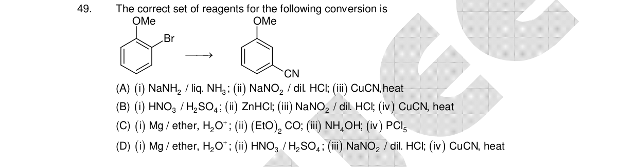 Chemistry diagram for: See image