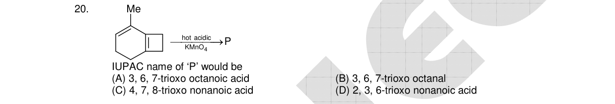 Chemistry diagram for: See image