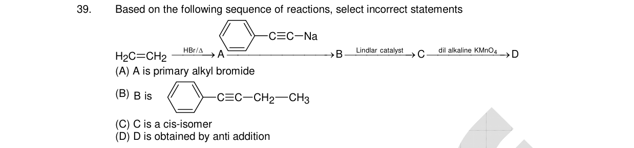 Chemistry diagram for: See image