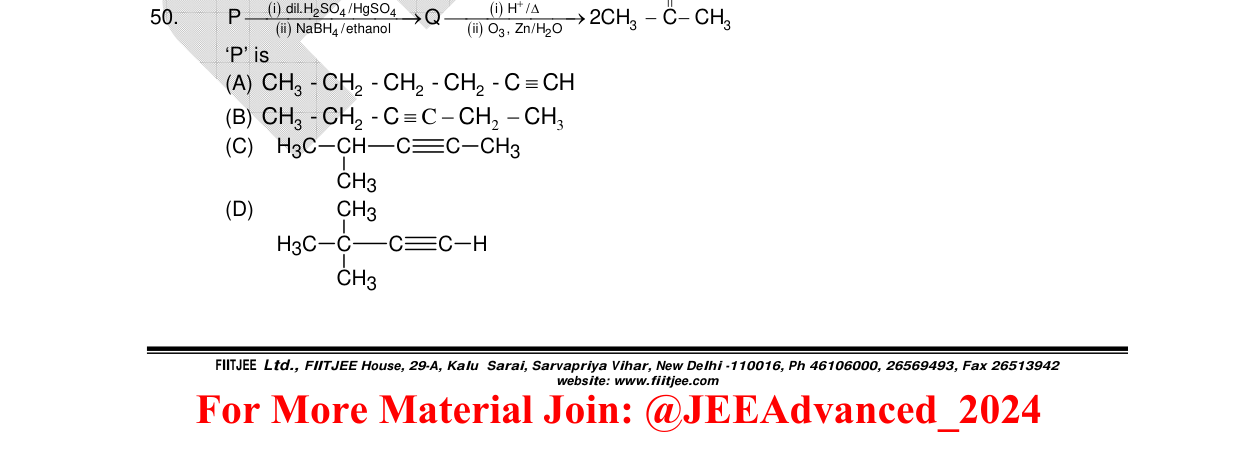 Chemistry diagram for: See image
