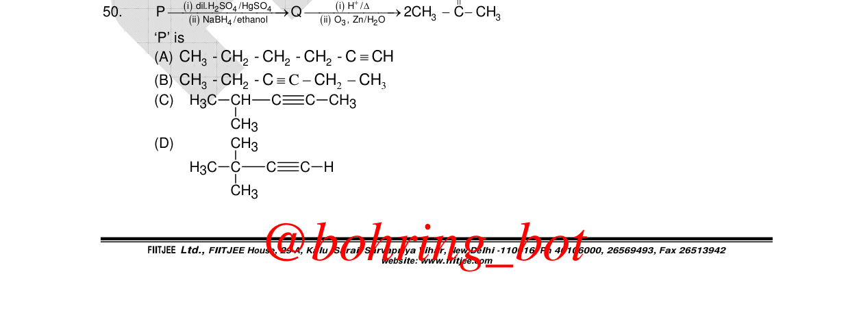Chemistry diagram for: See image