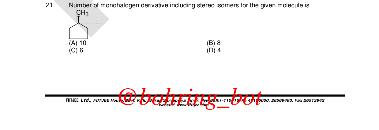 Chemistry diagram for: See image