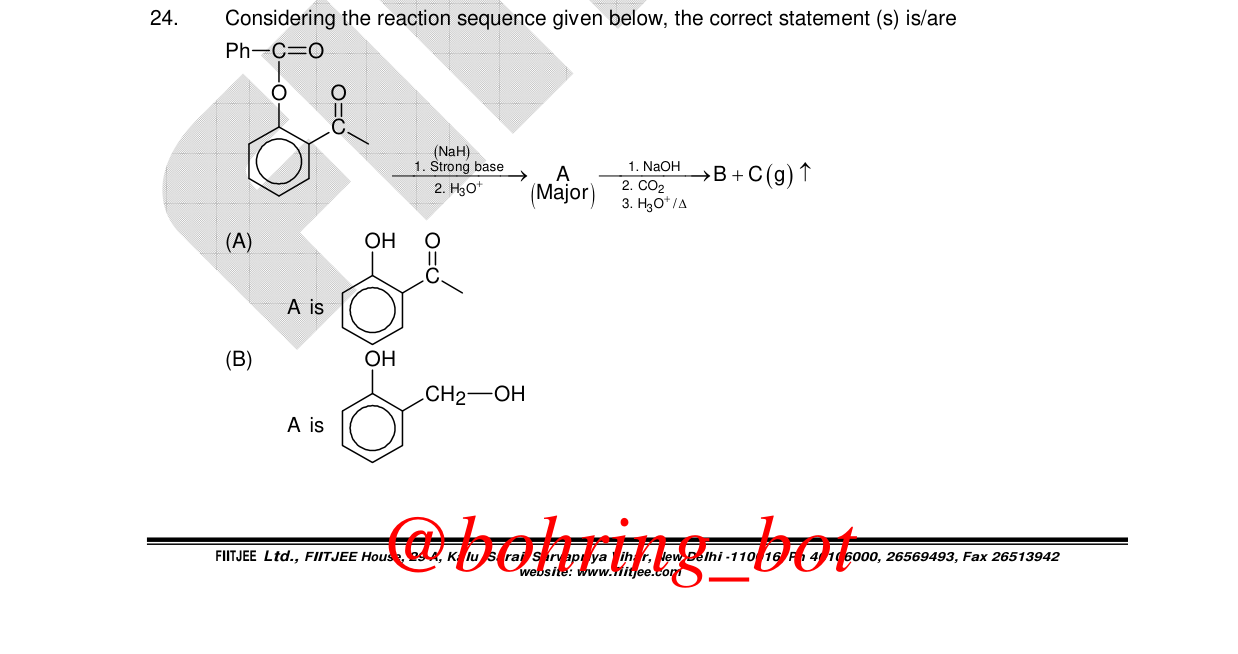 Chemistry diagram for: See image