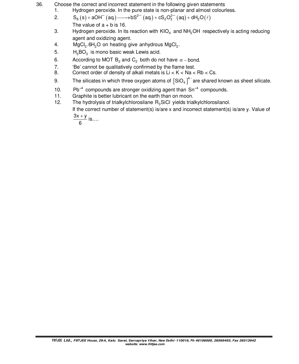 Chemistry diagram for: See image