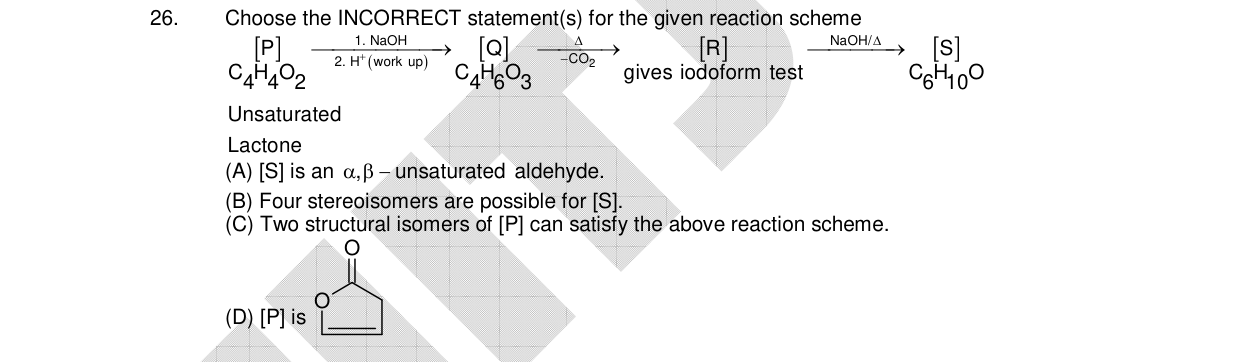 Chemistry diagram for: See image