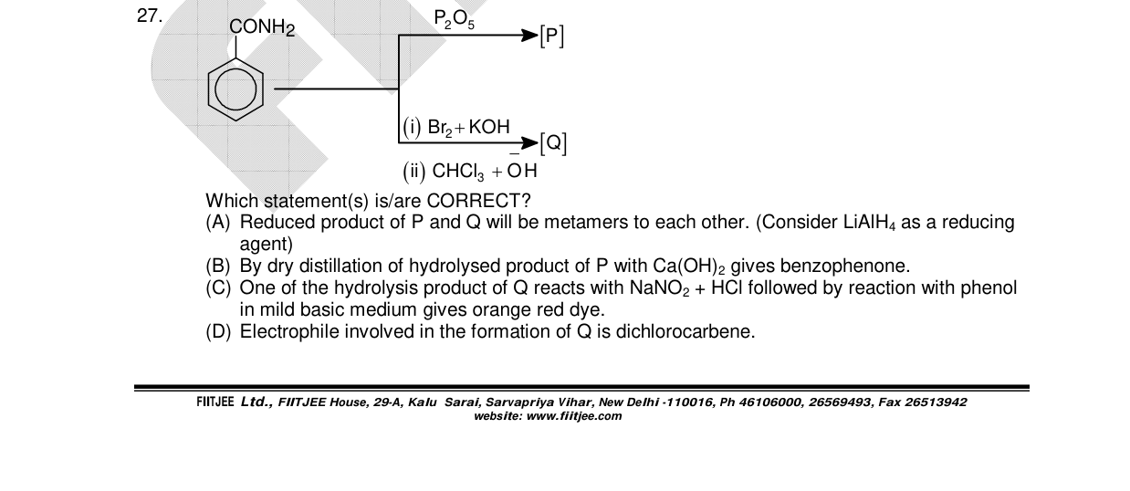Chemistry diagram for: See image