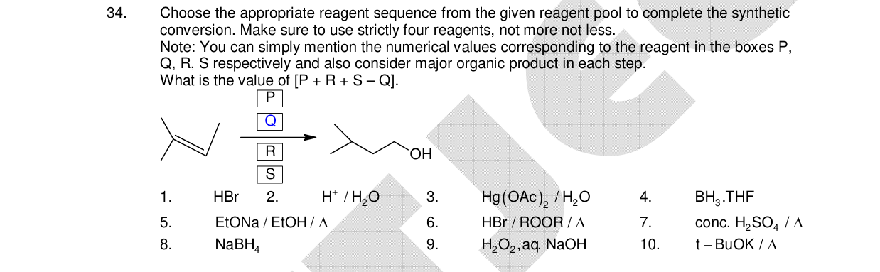 Chemistry diagram for: See image