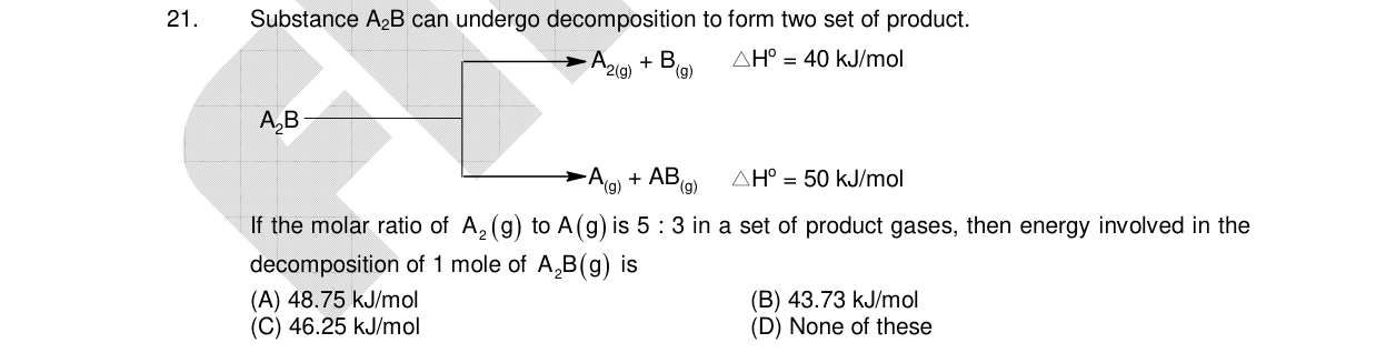 Chemistry diagram for: See image