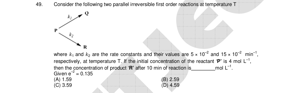 Chemistry diagram for: See image