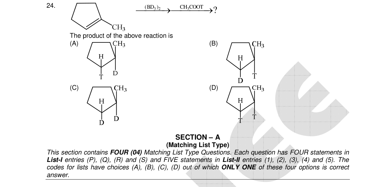 Chemistry diagram for: See image