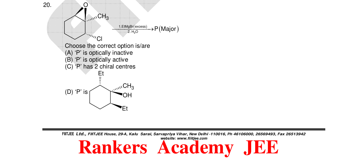 Chemistry diagram for: See image