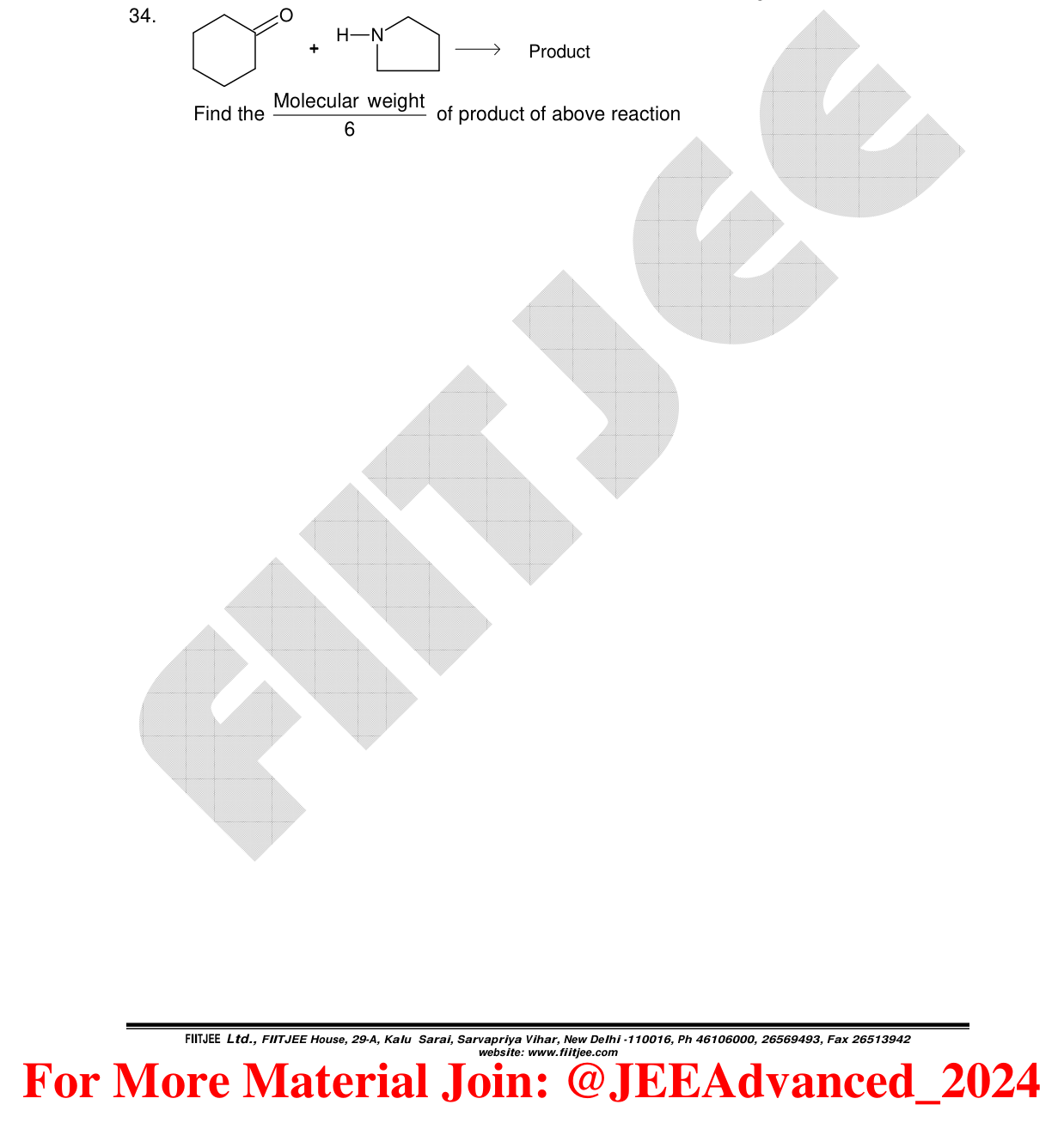 Chemistry diagram for: See image