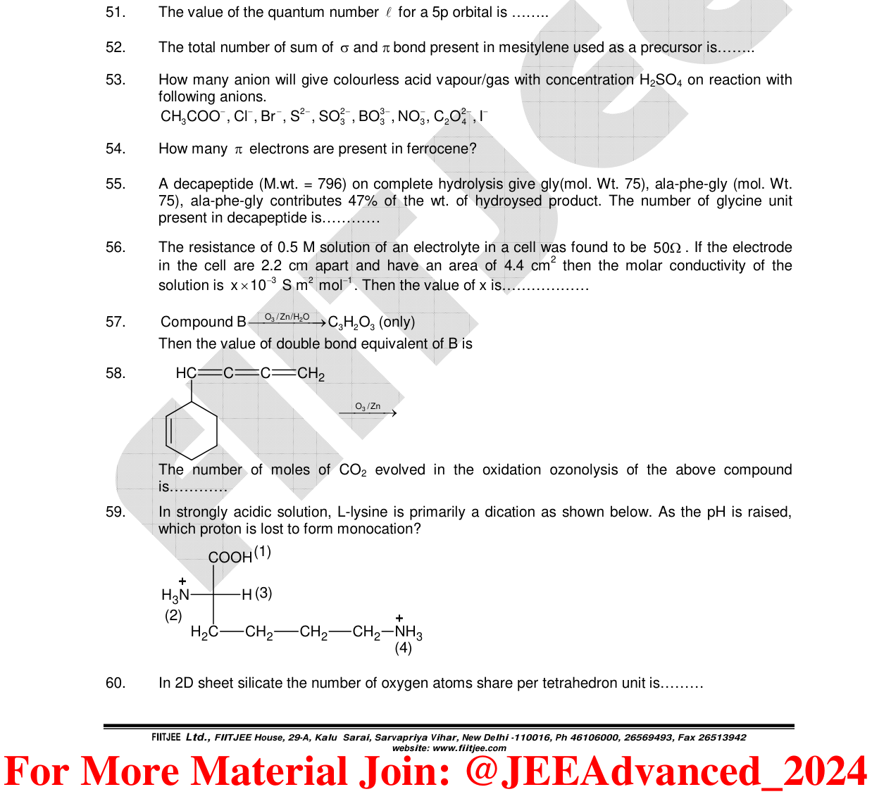 Chemistry diagram for: See image